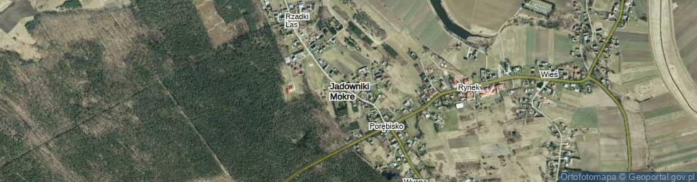 Zdjęcie satelitarne Jadowniki Mokre ul.